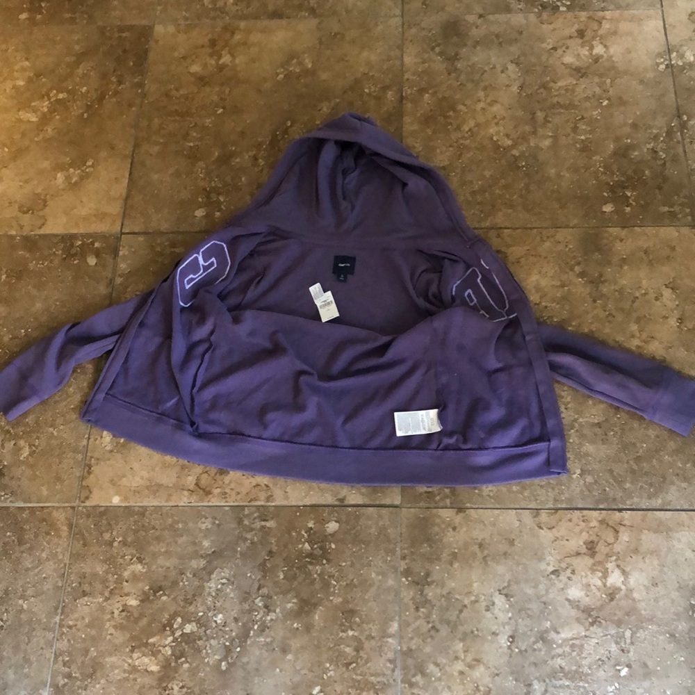 purple kids gap jacket/hoodie
